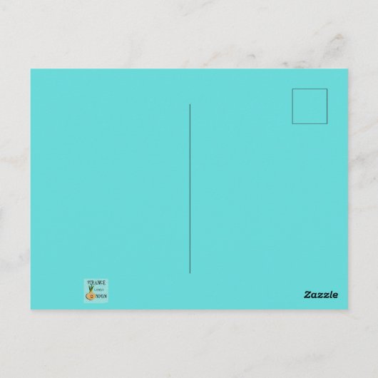 Retro Atomic Kitsch Briefkaart (Achterkant)