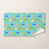 Retro Atomic Kitsch-handdoekset Bad Handdoek (Handdoek)