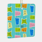 Retro Atomic Kitsch keramisch sierlijk Ornament (Rechts)