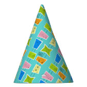 Retro Atomic Kitsch Party Pet Feesthoedjes (Rechts)