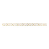 Retro Atomic Mid-Century Mod Red & Gold Starburst Lint (Voorkant)