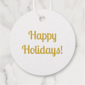 Retro Atomic Mid-Century Mod Starburst Gold Bedankjes Labels (Achterkant)