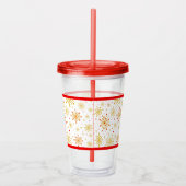 Retro Atomic Mid-Century Modern patroon Acryl Drinkbeker (Rechts)