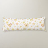 Retro Atomic Mid-Century Modern patroon Lichaamskussen (Achterkant)