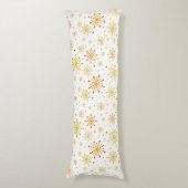 Retro Atomic Mid-Century Modern patroon Lichaamskussen (Voorkant Verticaal)