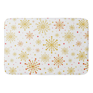 Retro Atomic Mid-Century Modern Pattern Badmat