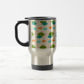 Retro Atomic Mobile Motif Voyage Mug (Gauche)