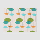 Retro Atomic Mobile Patroonpapier Tissuepapier (Voorkant)