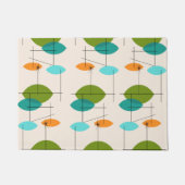 Retro Atomic Mobile Pattern Deurklep Deurmat (Voorkant)
