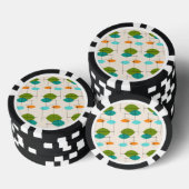 Retro Atomic Mobile Pattern Poker Chips (Opstapeling)