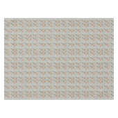 Retro Atomic Pattern Oranje grijs zwart Tafelkleed (Voorkant (Horizontaal))