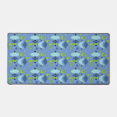 Retro Atomic Shapes Samsung Galaxy Hoesje Bureaumat (Voorkant)