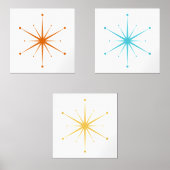 Retro Atomic Starburst Choose Your Own Colors (Recto)