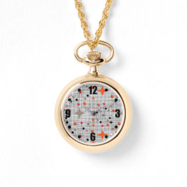 Retro Atomic Starburst Design Watch Horloge