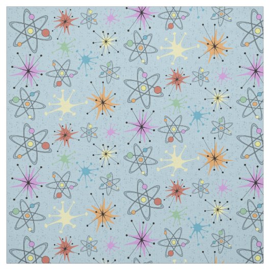 Retro Atomic Stof (Swatch)