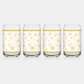 Retro atomique milieu du siècle moderne rouge & or (Dos)