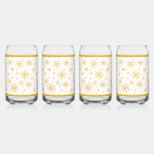 Retro atomique milieu du siècle moderne rouge & or (Gauche)