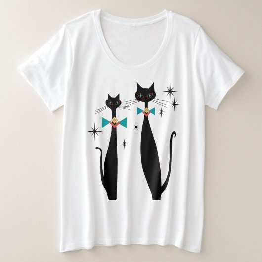 Retro Atomique Moyen Siècle Moderne MCM Cool Chat (Design devant)