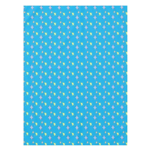 Retro atomisch sterrenbeeld tafelkleed (Voorkant)