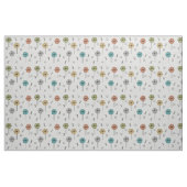 Retro atoombloemen veelkleurig stof (Yard (91,4 cm))