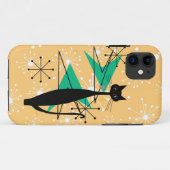 Retro atoomera midden midden midden midden midden  Case-Mate iPhone case (Achterkant (horizontaal))