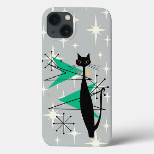 Retro atoomera midden midden midden midden midden  iPhone 13 hoesje