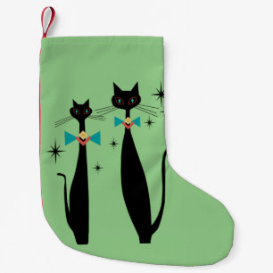 Retro atoomera midden midden midden midden midden kleine kerstsok