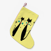 Retro atoomera midden midden midden midden midden  kleine kerstsok (Voorkant (Hangend))