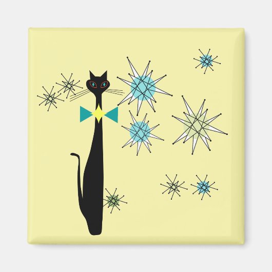 Retro atoomera midden midden midden midden midden magneet (Voorkant)