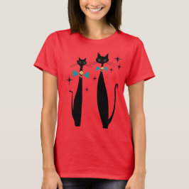 Retro atoomtijdperk midden midden midden moderne M T-shirt