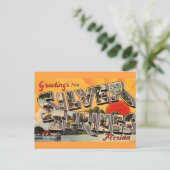 Retro attractie Silver Springs  Briefkaart (Staand voorkant)