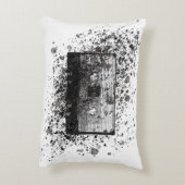 Retro Audio Cassette Accent Kussen (Achterkant (Verticaal))