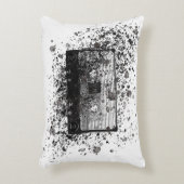 Retro Audio Cassette Accent Kussen (Voorkant(Verticaal))