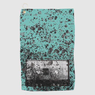 Retro Audio Cassette Golfhanddoek