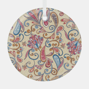 Retro Audio Cassette: jaren '90 Wallpaper Glas Ornament