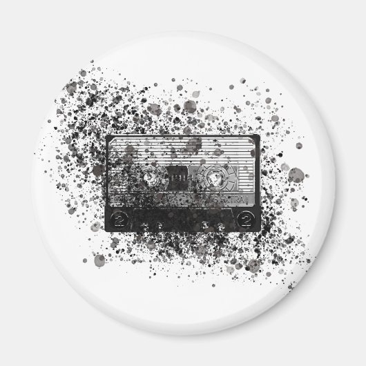 Retro Audio Cassette Magneet (Voorkant)