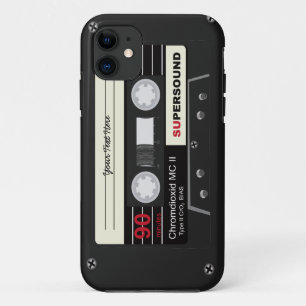 Retro Audio Cassette MixTape iPhone 11 Hoesje