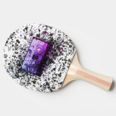 Retro Audio Cassette Tafeltennisbatje (Zijkant)