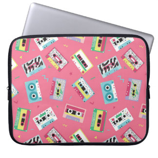 Retro Audio Tapes: 80s stijl. Laptop Sleeve
