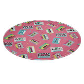 Retro Audio Tapes: 80s stijl. Snijplank (Hoek)