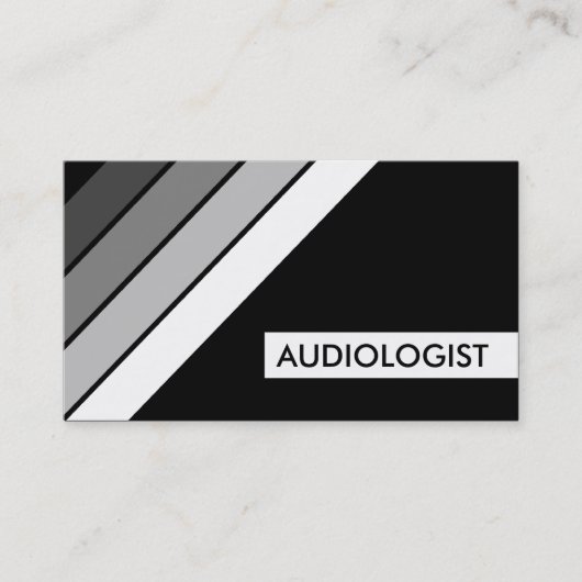 REtro AUDIOLOGIST Visitekaartje (Voorkant)