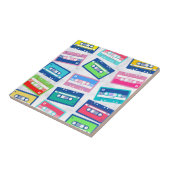 Retro  audiomassette cassette tegeltje (Zijkant)