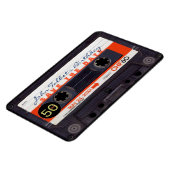 Retro Audiotape S 50e verjaardag Sparen de datum F Magneet (Linkerzijde)