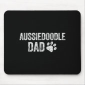 Retro Aussiedoodle Dad Papa Father's Day Aussie Do Muismat (Voorkant)