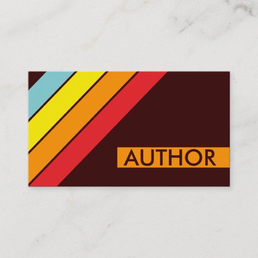 retro AUTHOR Visitekaartje (Voorkant)