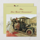 RETRO AUTO, AUTO RESTORATION 2, rood geel Aankondiging (Voorkant / Achterkant)