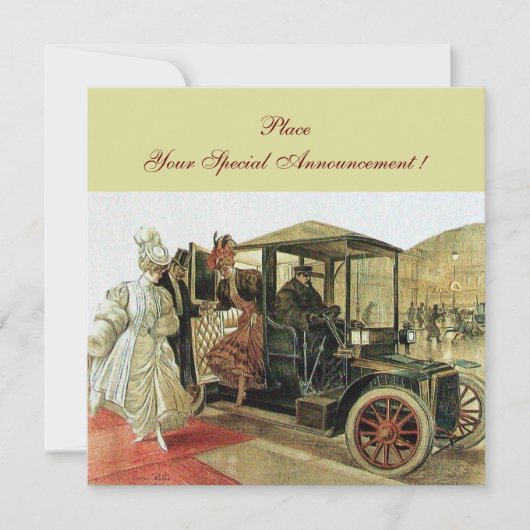 RETRO AUTO, AUTO RESTORATION 2, rood geel Aankondiging (Voorkant)