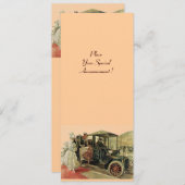 RETRO AUTO, AUTO RESTORATION 2, rood geel roze Aankondiging (Voorkant / Achterkant)