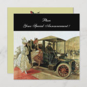 RETRO AUTO, AUTO RESTORATION 2, rood geel zwart Aankondiging (Voorkant / Achterkant)