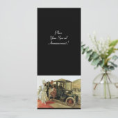 RETRO AUTO, AUTO RESTORATION 2, rood geel zwart Aankondiging (Staand voorkant)